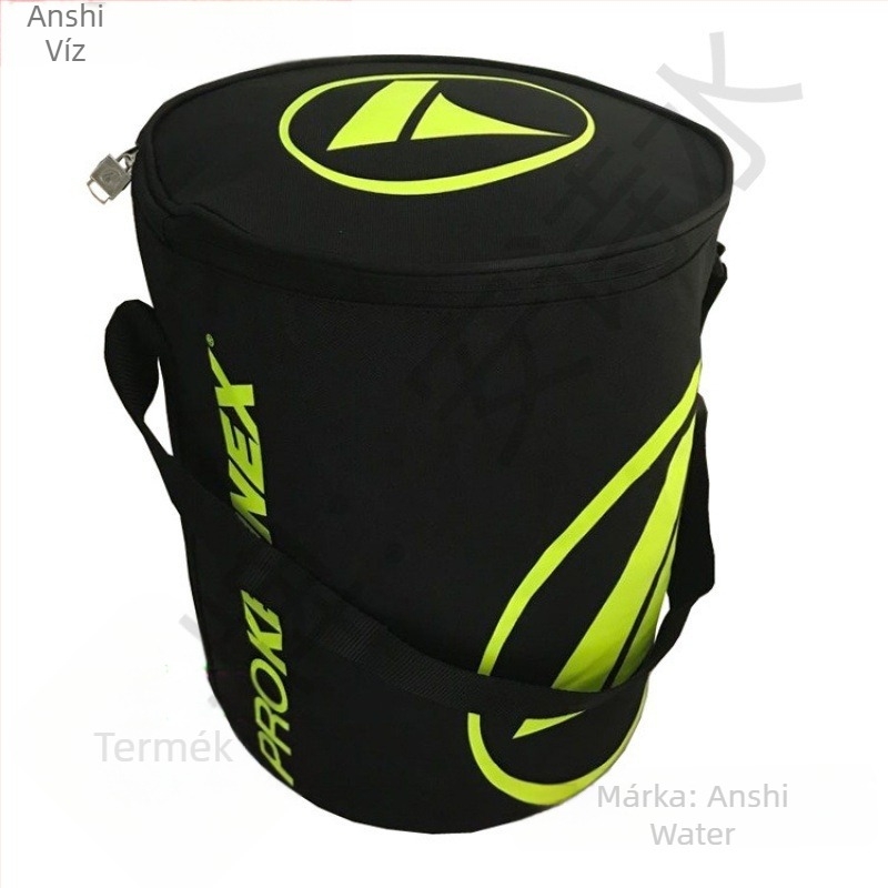 Szigetelt tenisztáska – összecsukható, hordozható, hengeralakú formájú, nedvességálló