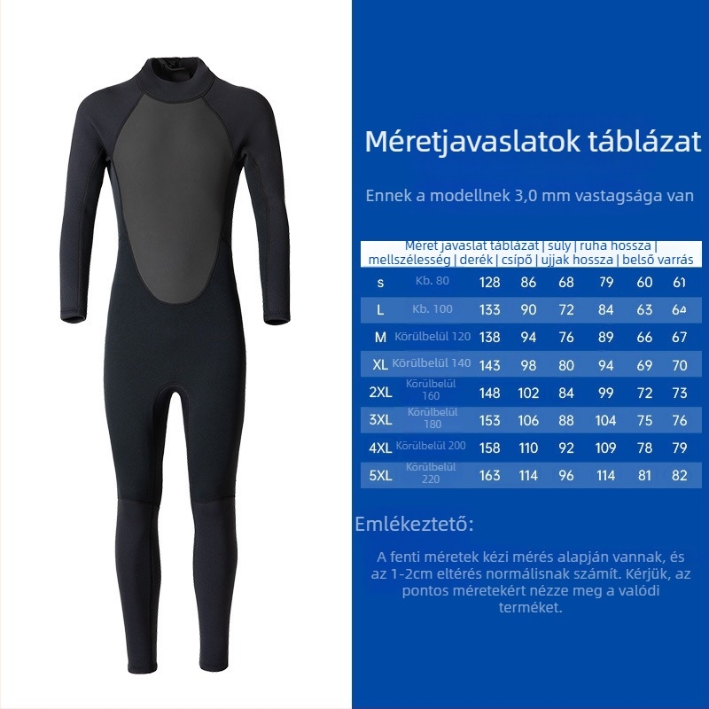 Deer uniszex 1 részes búvárruha – Neoprén N anyag, kopásálló, merüléshez, nyár–ősz, testreszabás elérhető