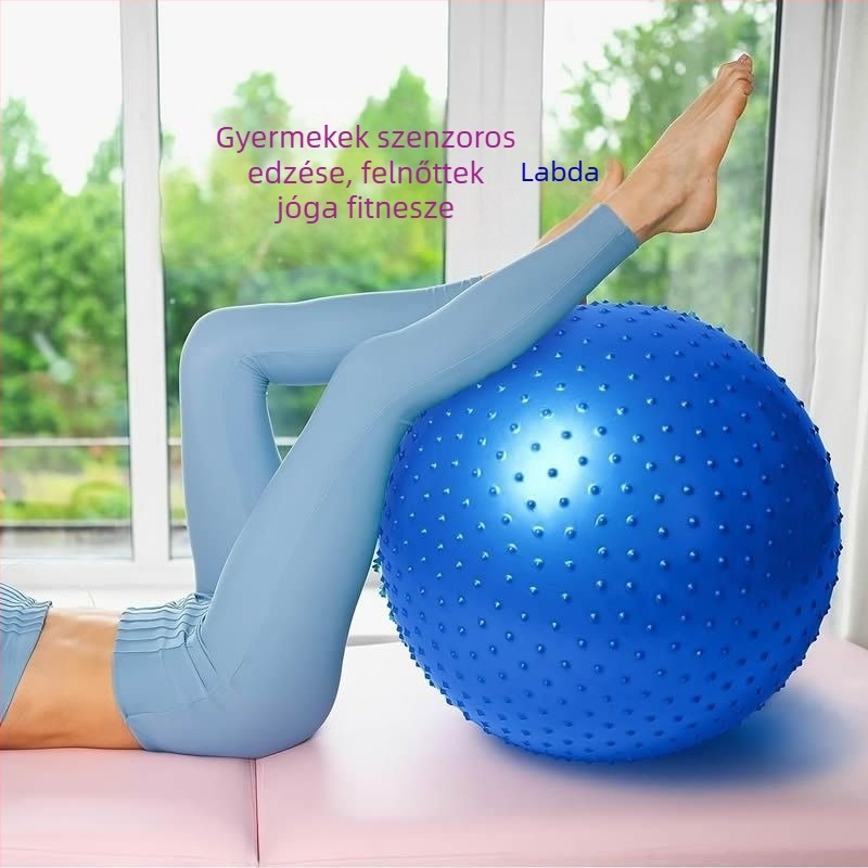 Masszázs jóga labda szenzoros edzéshez és fitneszhez, vastagított gyerekek számára edzőlabda