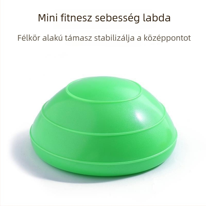Guangdi PVC Mini Hullám Labda, Félkörí Egyensúly Labda Jóga és Pilateshez, 260 g, Nem Felfújható