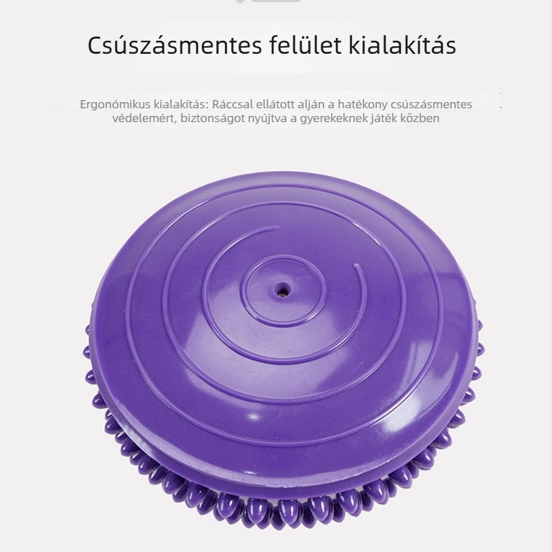 Jóga labda félkör alakú tapintható dizájnnal szenzoros edzéshez és talpmasszázshoz, tömeg 0.5, anyag: Egyéb