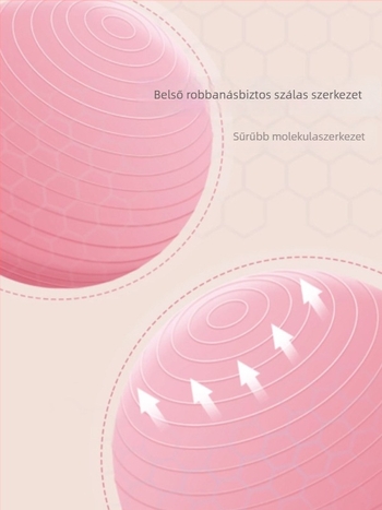 Megvastagított jóga labda robbanásbiztos kivitelben kezdőknek, nőknek, terhesség támogatására, segítés a szülésnél és gyerekek edzéséhez (átmérő 50–70 cm)