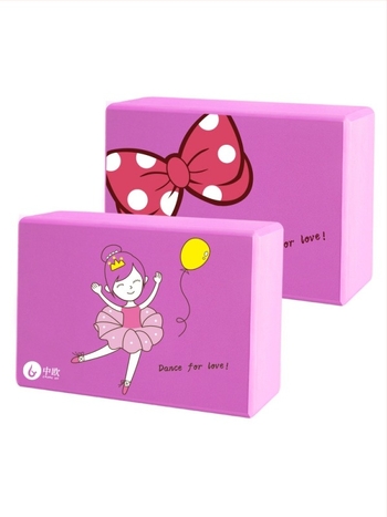 Jóga blokk magas sűrűségű EVA habból – jóga segédeszköz, alkalmas egészségügyi masszázsra, fitneszre és testépítésre.