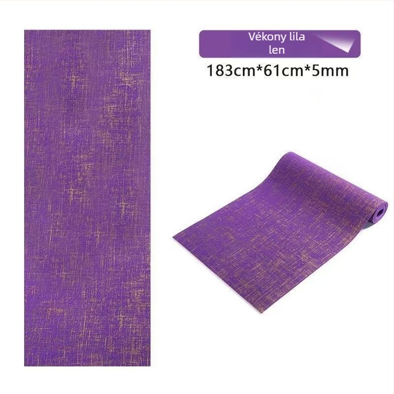 Zhengmin jóga matrac, PVC, 5 mm, 1,5 kg, testreszabható