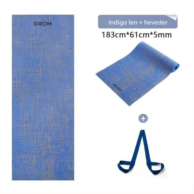 Zhengmin jóga matrac, PVC, 5 mm, 1,5 kg, testreszabható