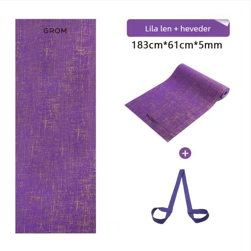 Zhengmin jóga matrac, PVC, 5 mm, 1,5 kg, testreszabható