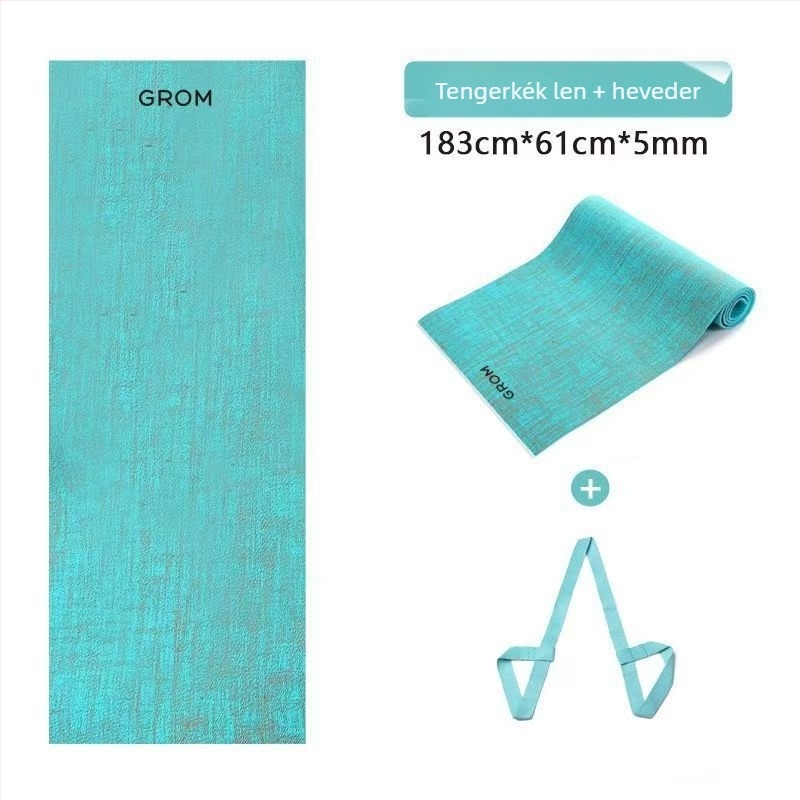 Zhengmin jóga matrac, PVC, 5 mm, 1,5 kg, testreszabható