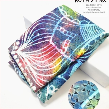 Jóga törölköző – csúszásmentes, kétoldalas szilikon pöttyös felület, izzadságot felszívó, szagtalan, géppel mosható