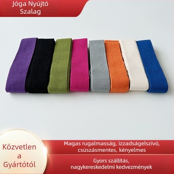 XinReDa Jóga nyújtó kötél – poliészter-pamut, jóga segédeszköz