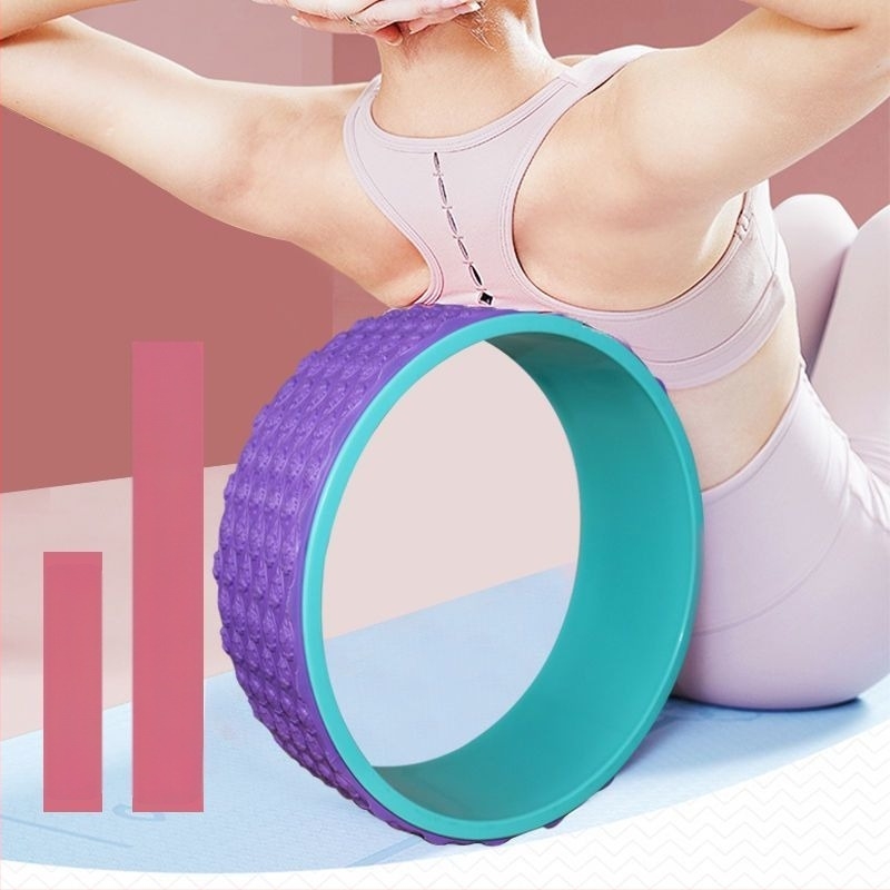 Jóga kerék a hátsó nyitáshoz, kezdőknek hátgörbítő eszköz, otthoni Pilates kör (Márka: Other; Újrahasználható; Eredet: Other; Kategória: Jóga segédeszközök)