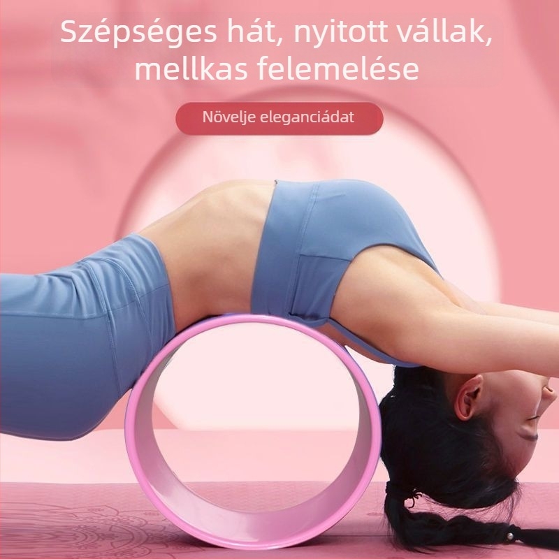 Jóga kerék a hátsó nyitáshoz, kezdőknek hátgörbítő eszköz, otthoni Pilates kör (Márka: Other; Újrahasználható; Eredet: Other; Kategória: Jóga segédeszközök)