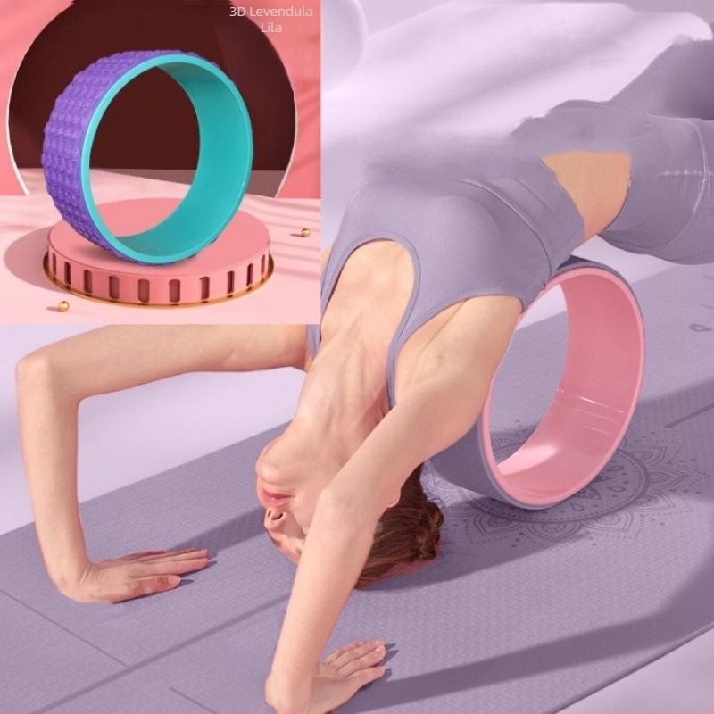 Jóga kerék a hátsó nyitáshoz, kezdőknek hátgörbítő eszköz, otthoni Pilates kör (Márka: Other; Újrahasználható; Eredet: Other; Kategória: Jóga segédeszközök)