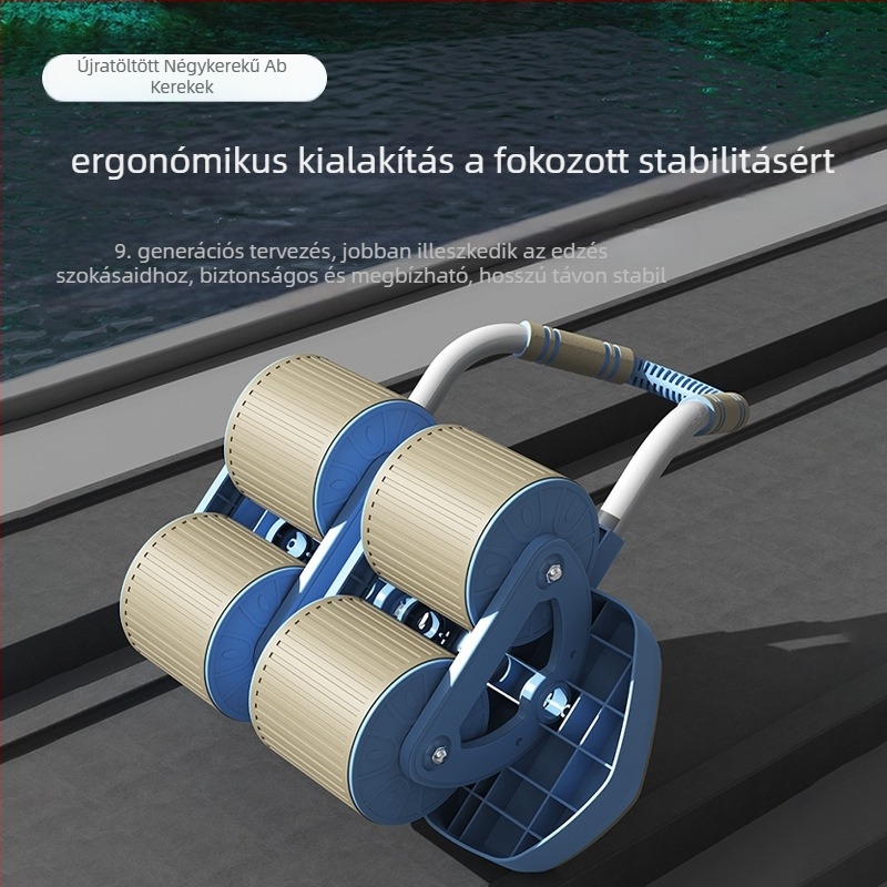 CF-099 Hasizomgörgő, 2,2 kg, négykerekű automatikus visszafordítás, nagy időmérő kijelző, irodai és otthoni edzéshez
