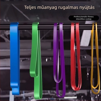 Fitnesz elasztikus szalag húzódzkodásokhoz segítő övvel, erőnléti edzéshez és nyújtáshoz
