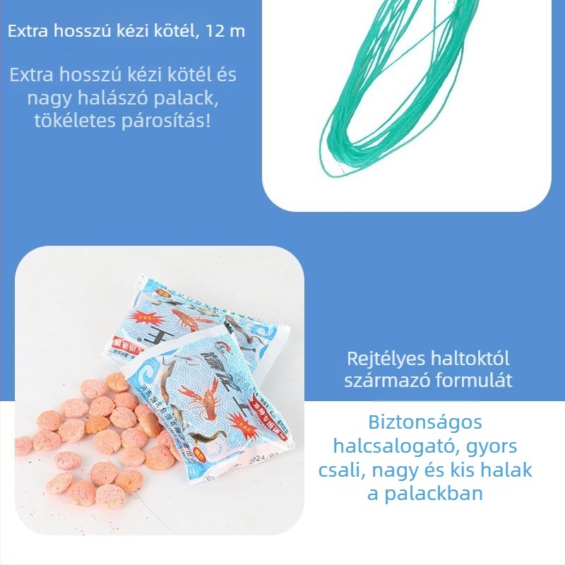 Kültéri gyermekeknek készült horgász üveg, PET anyag, Pro-built