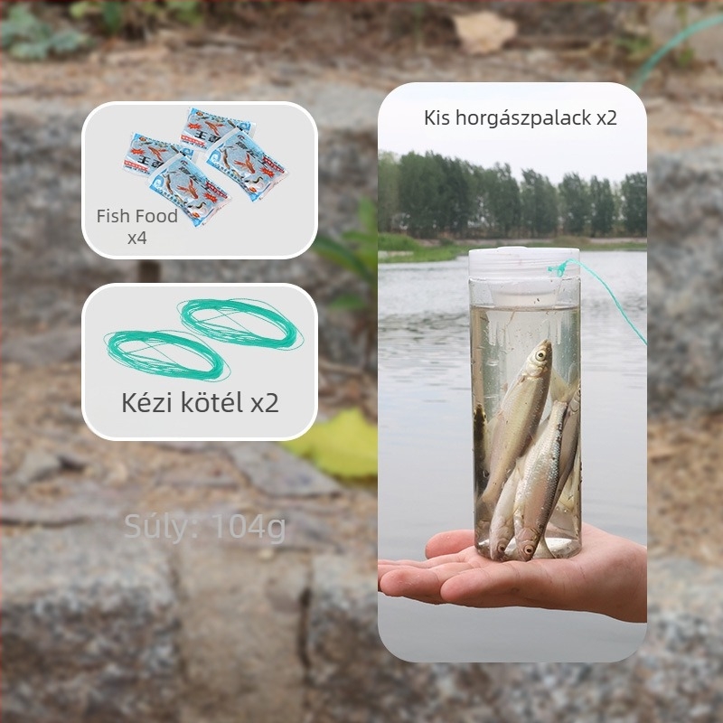 Kültéri gyermekeknek készült horgász üveg, PET anyag, Pro-built