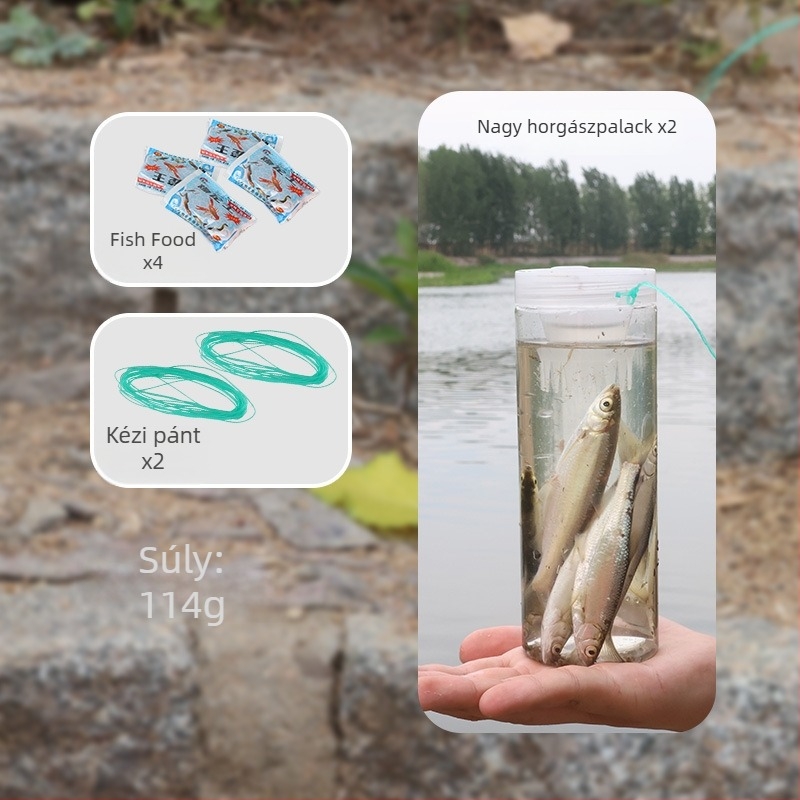 Kültéri gyermekeknek készült horgász üveg, PET anyag, Pro-built