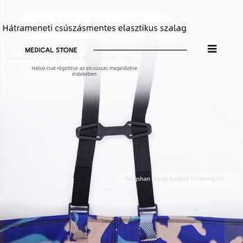 Vízálló uniszex overall nadrággal és vízálló cipőkkel horgászathoz és kültéri tevékenységekhez (Anyag: PVC szövött anyag; Minta: Egyszínű; Szezonok: egész évben; Nem: Uniszex)
