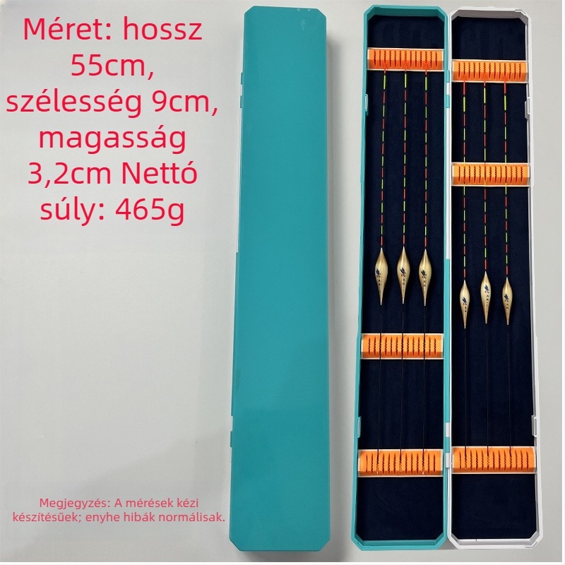 Horgász úszó doboz – nagy kapacitású, ütésálló, hordozható, kompozit anyagú