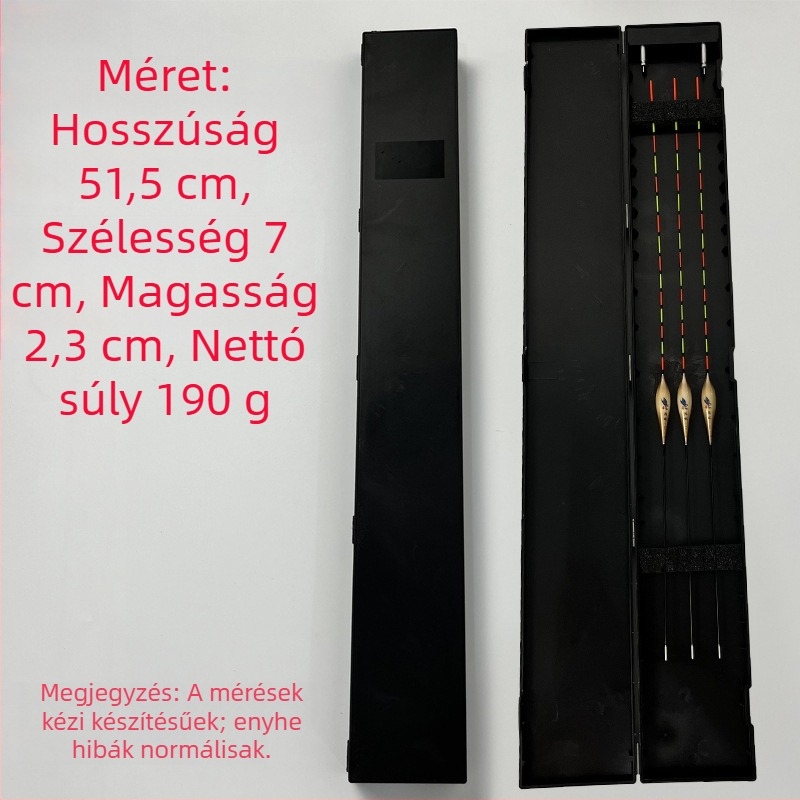 Horgász úszó doboz – nagy kapacitású, ütésálló, hordozható, kompozit anyagú