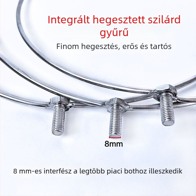 Rozsdamentes acél hálófej, hordozható és összecsukható, horgászfelszerelés Hongliang Fishing Tackle