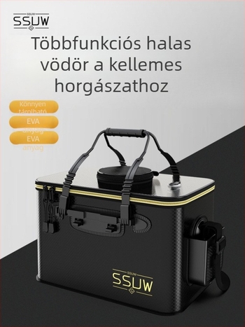 Összecsukható EVA horgász vödör élő halak számára