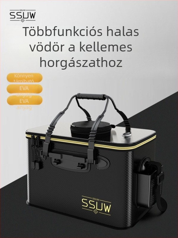 Összecsukható EVA horgász vödör élő halak számára