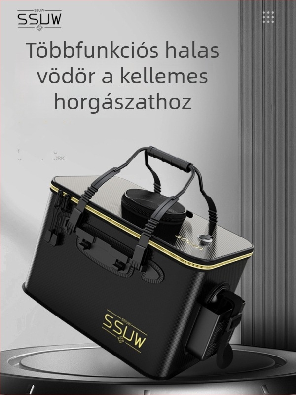 Összecsukható EVA horgász vödör élő halak számára
