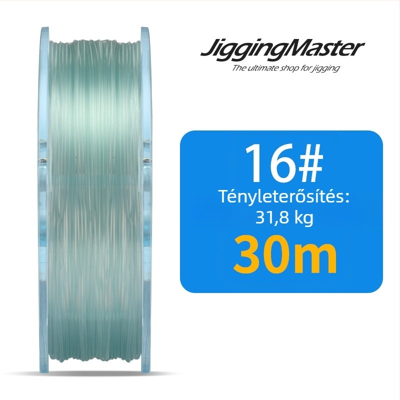 Jigging Master Sub-Line szénszálas horgász zsinór, rendkívül kopásálló, 6 darabos csomag