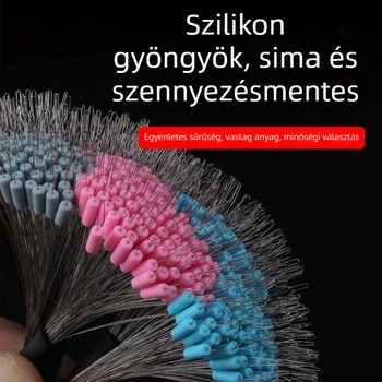 Weili szilikon űrgyöngyök horgászathoz, 100 db