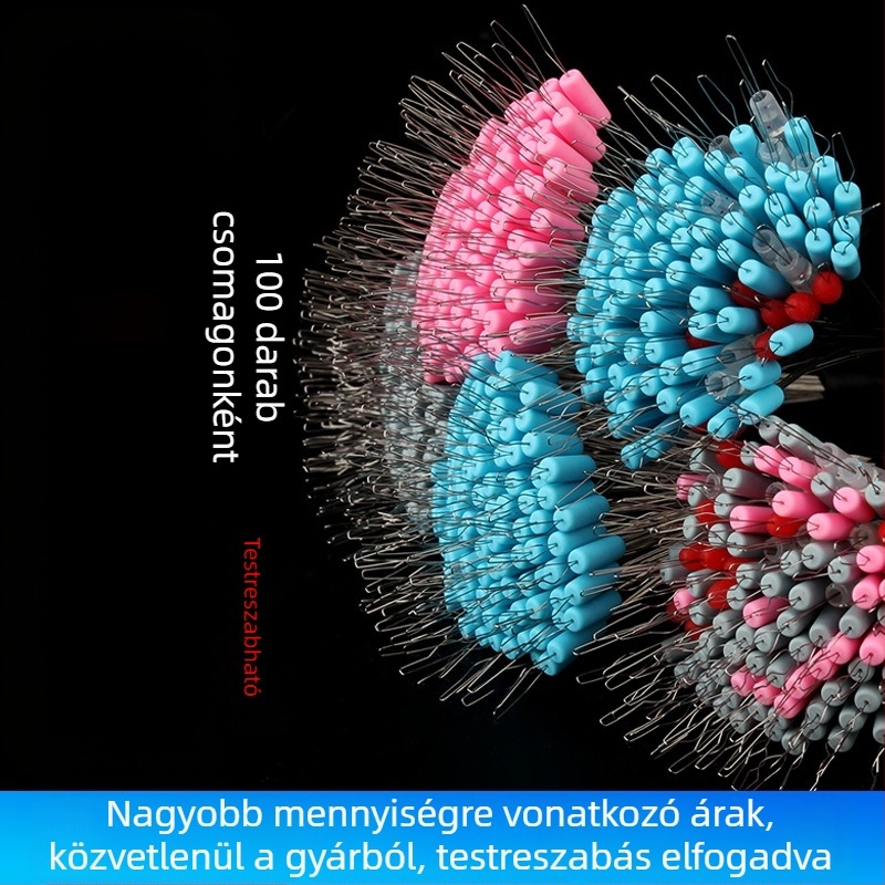 Weili szilikon űrgyöngyök horgászathoz, 100 db