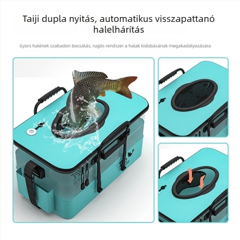 Összecsukható halas vödör - EVA anyag, bruttó súly 1