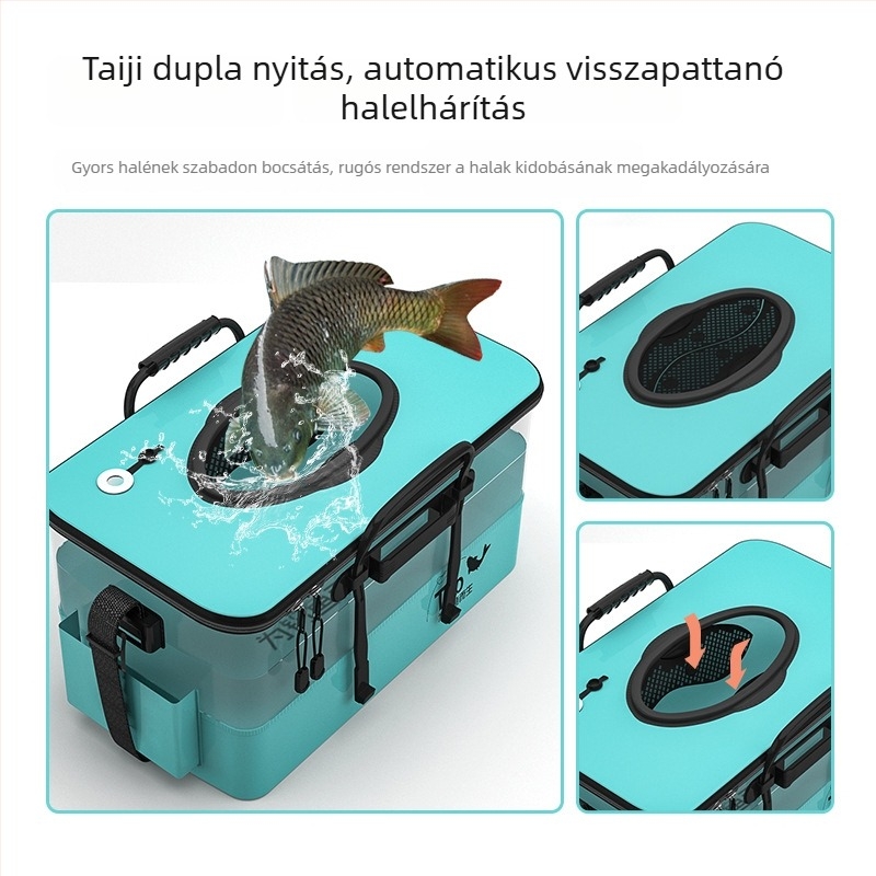 Összecsukható halas vödör - EVA anyag, bruttó súly 1