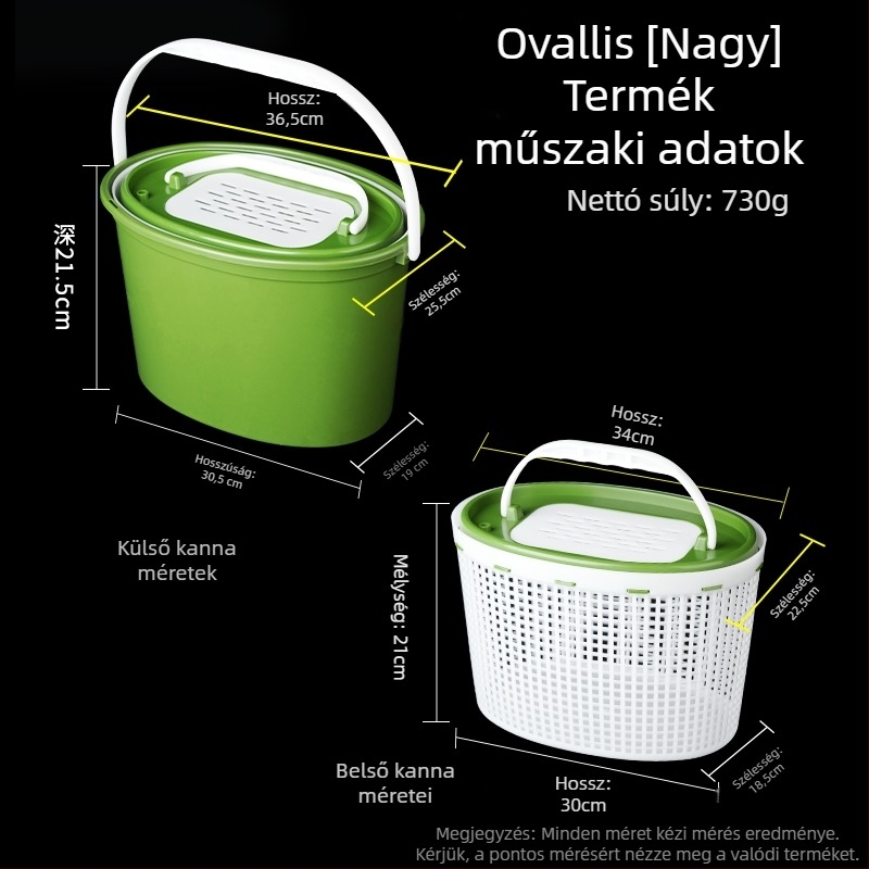 Élőhalas vödör oxigénpumpával – Többfunkciós, kettős rétegű, megerősített