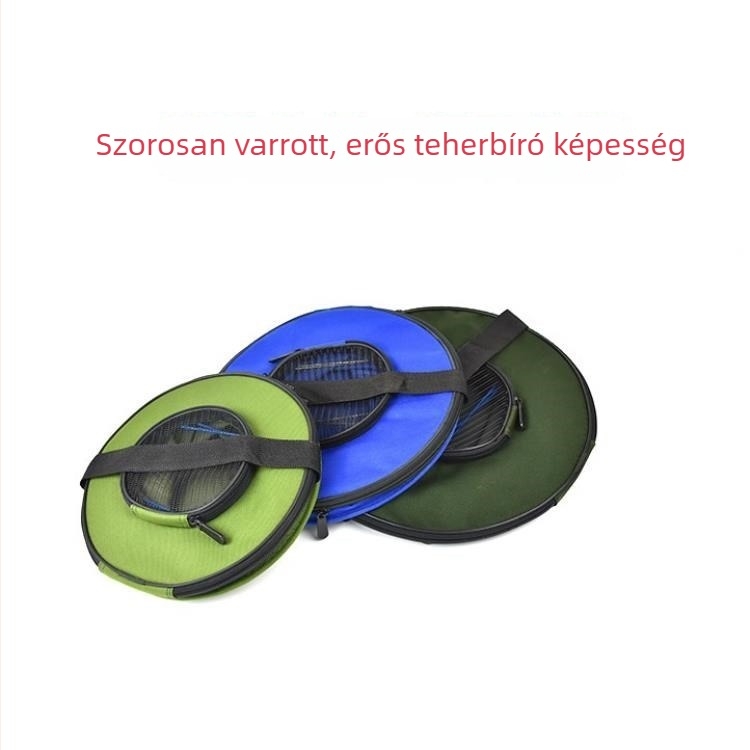 Horgász vödör – vízálló, összecsukható, megerősített – élőhalak tartója