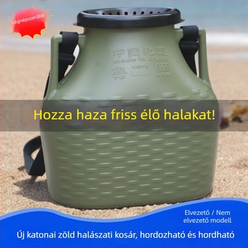 Kültéri műanyag halászkosár, márka nélküli