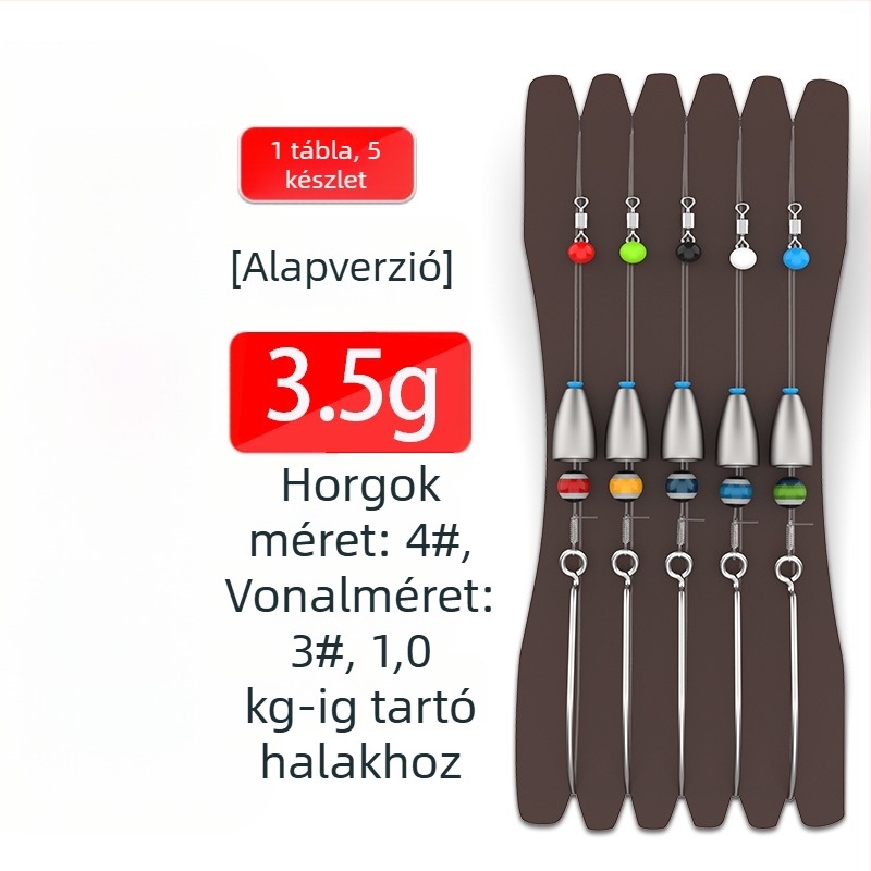 Texas rिग készlet – Gediron, No. 1 horogok tüskékkel, 500 darab