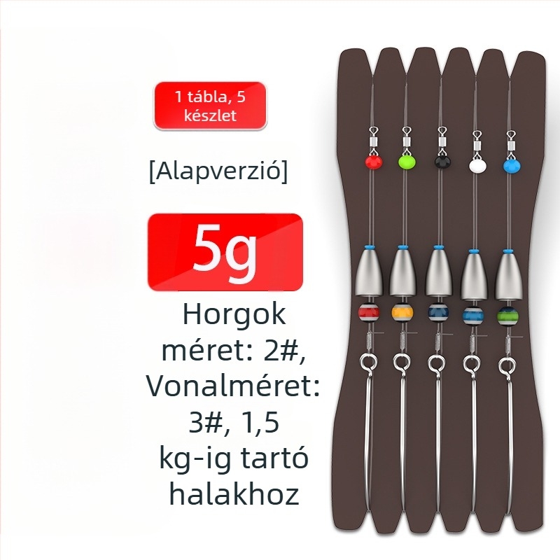 Texas rिग készlet – Gediron, No. 1 horogok tüskékkel, 500 darab