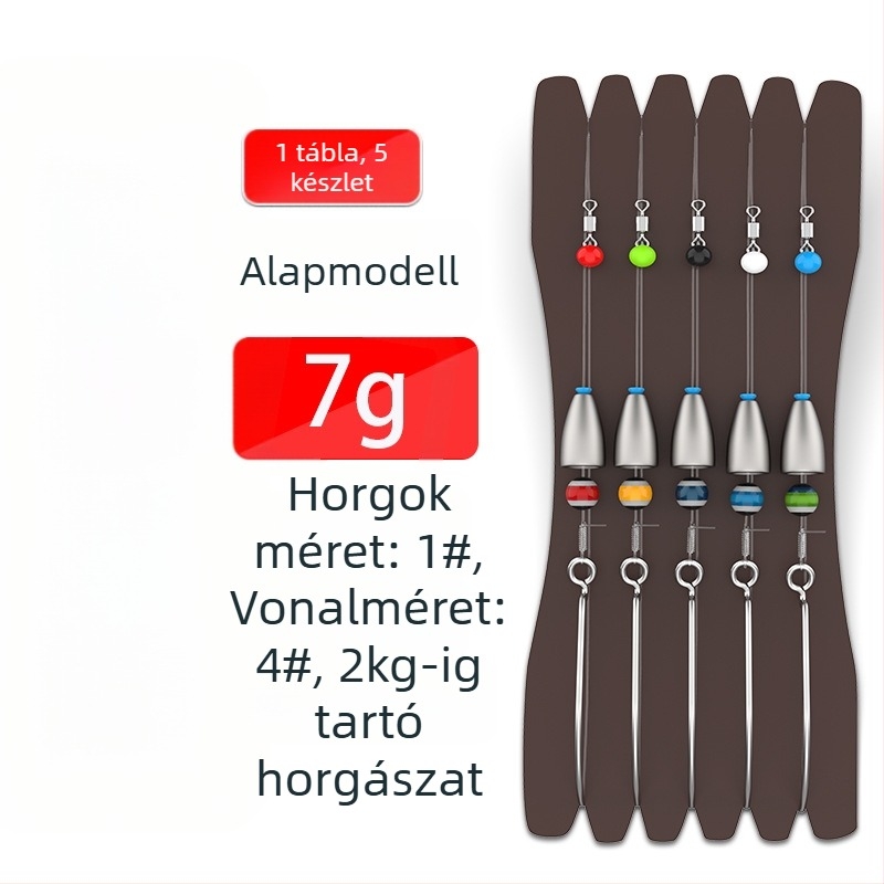 Texas rिग készlet – Gediron, No. 1 horogok tüskékkel, 500 darab