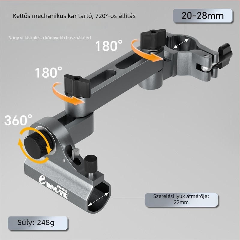 Lingte alumíniumötvözetből készült horgász székkiegészítők készlet — turret alap, esernyő világítás, csalira tálca, halvédő; Európai stílusú univerzális készlet; Eredet: Kína