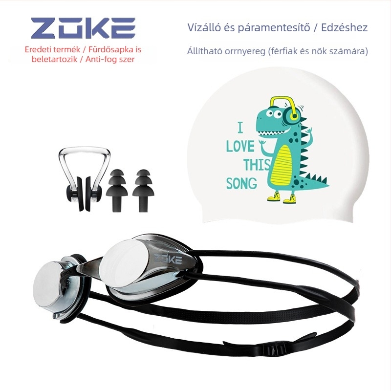ZOKE antifog úszószemüveg - Uniszex, PC lencsék
