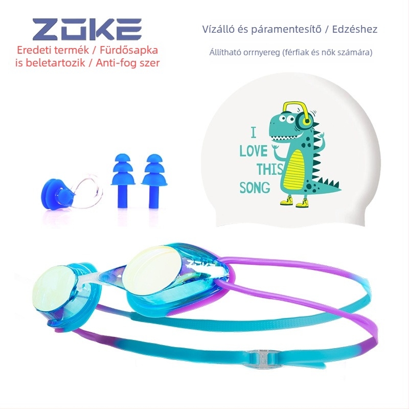ZOKE antifog úszószemüveg - Uniszex, PC lencsék