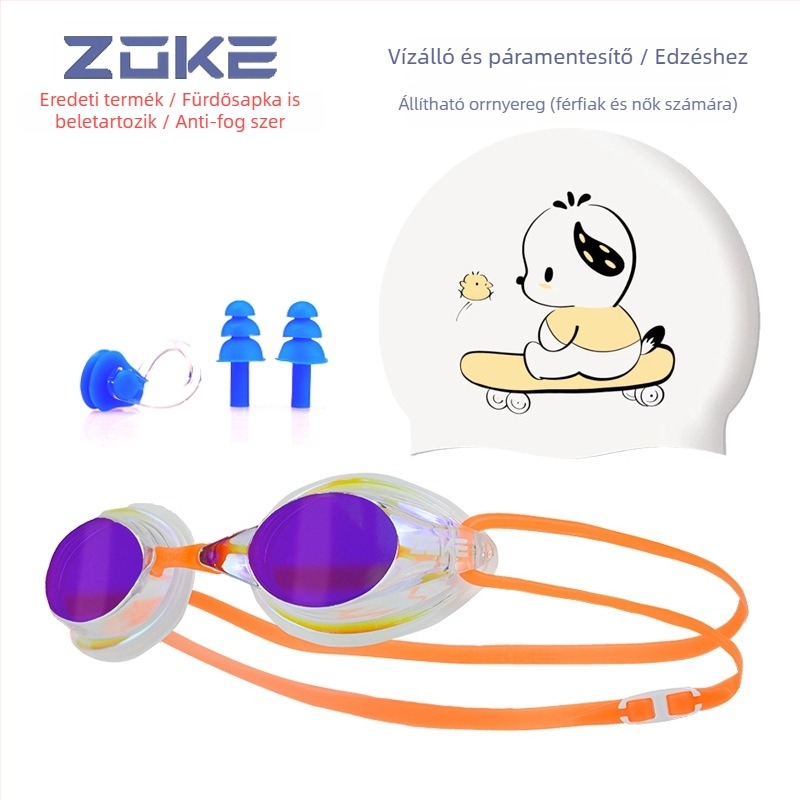 ZOKE antifog úszószemüveg - Uniszex, PC lencsék