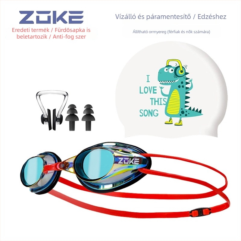 ZOKE antifog úszószemüveg - Uniszex, PC lencsék