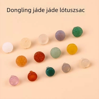 DIY ékszerkiegészítők agatból, gravírozás és polírozás, lótusz kapszula mintázat