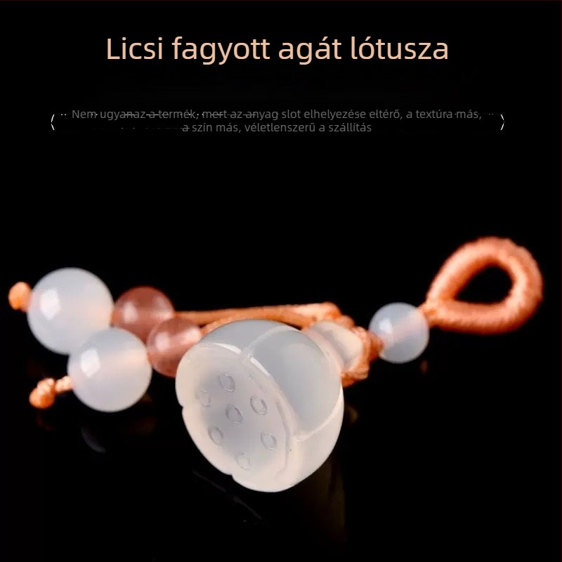 DIY ékszerkiegészítők agatból, gravírozás és polírozás, lótusz kapszula mintázat