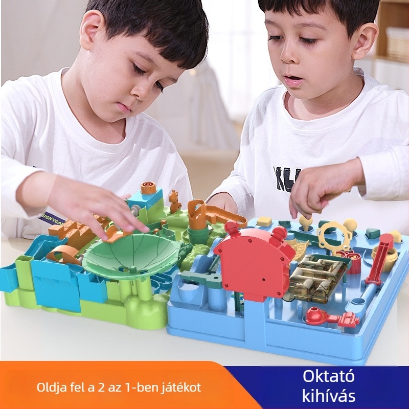 Gyermekeknek szánt társasjáték – műanyag anyag, szellemi fejlődés, kéz-szem koordináció, interaktív játék, 4–35 éves korosztálynak