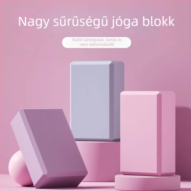 Friendly jóga blokk, nagy sűrűségű habból, nők edzésére és tánc gyakorlására