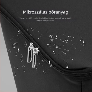 Kerékpárkosár belső tok – vízálló, műbőr, belső tároló elöl és hátul kosárhoz