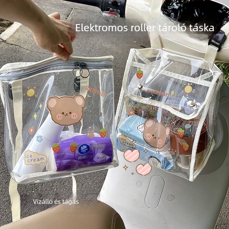 Bangling Gb-1 PVC elülső tároló táska elektromos járműhöz, nagy kapacitás